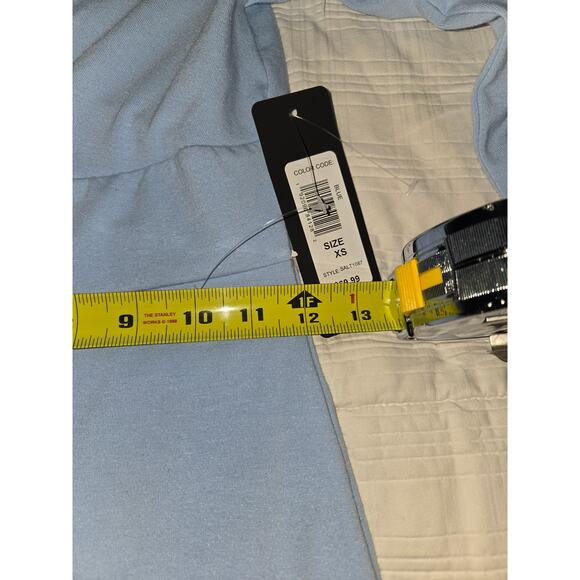 Bebe off-shoulder sheath dress Size XS Baby blue wedding guest love island theme - Picture 8 of 14